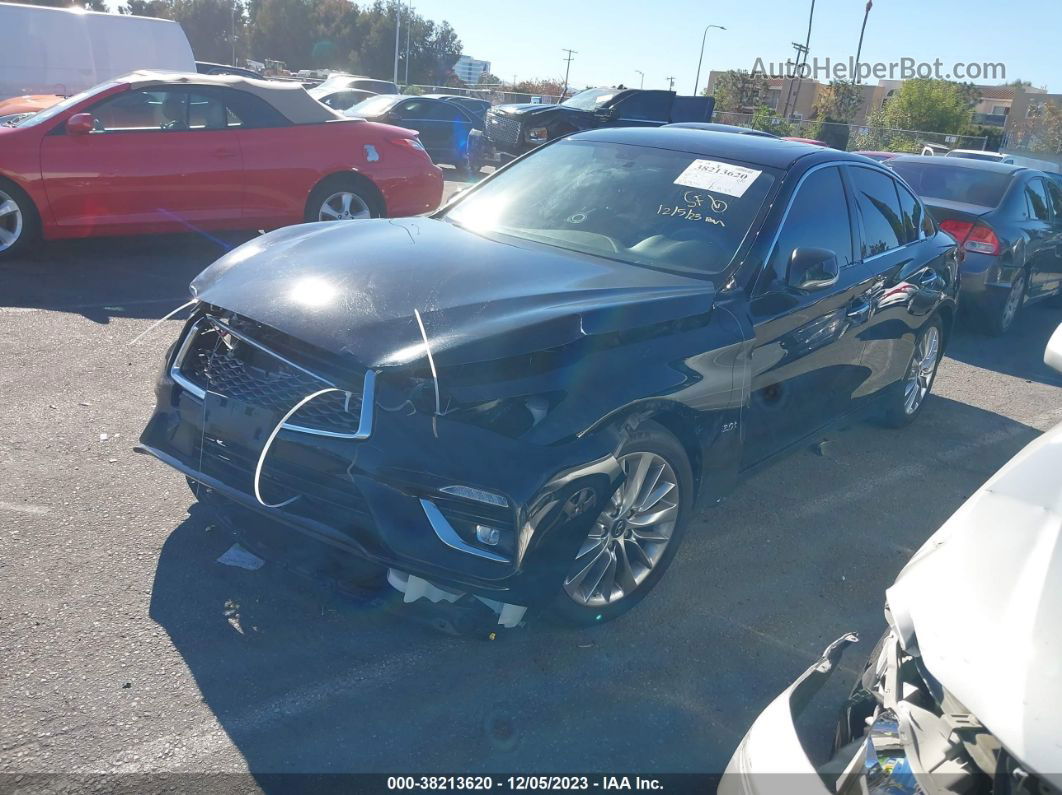 2019 Infiniti Q50 3.0t Luxe Black vin: JN1EV7AP8KM518674