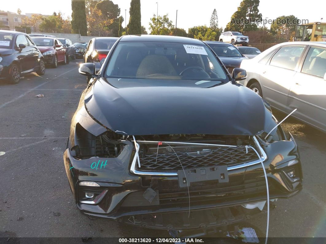 2019 Infiniti Q50 3.0t Luxe Черный vin: JN1EV7AP8KM518674