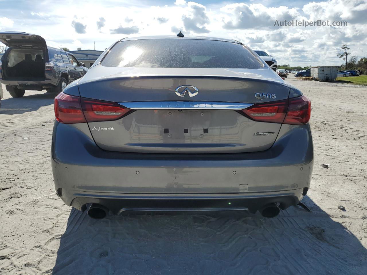 2019 Infiniti Q50 Luxe Gray vin: JN1EV7AP8KM540772