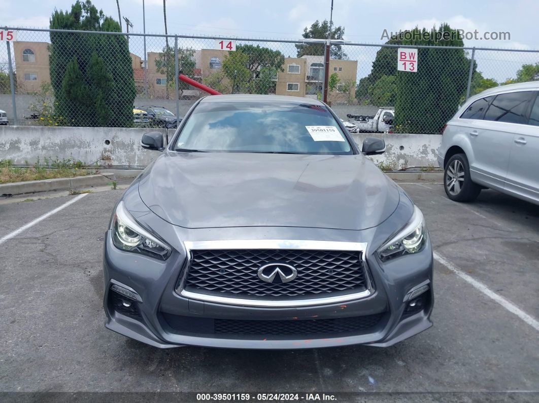 2019 Infiniti Q50 3.0t Signature Edition Gray vin: JN1EV7AP8KM541601