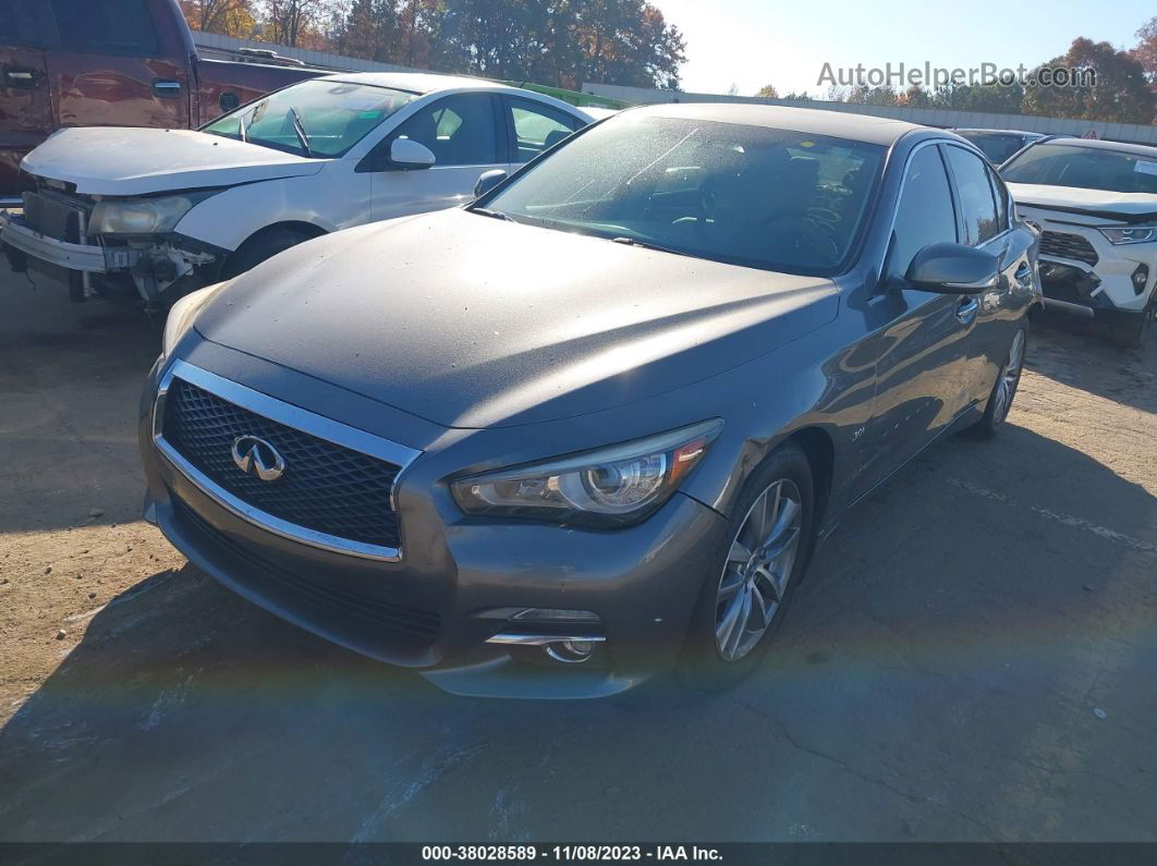 2016 Infiniti Q50 3.0t Premium Gray vin: JN1EV7AP9GM301657