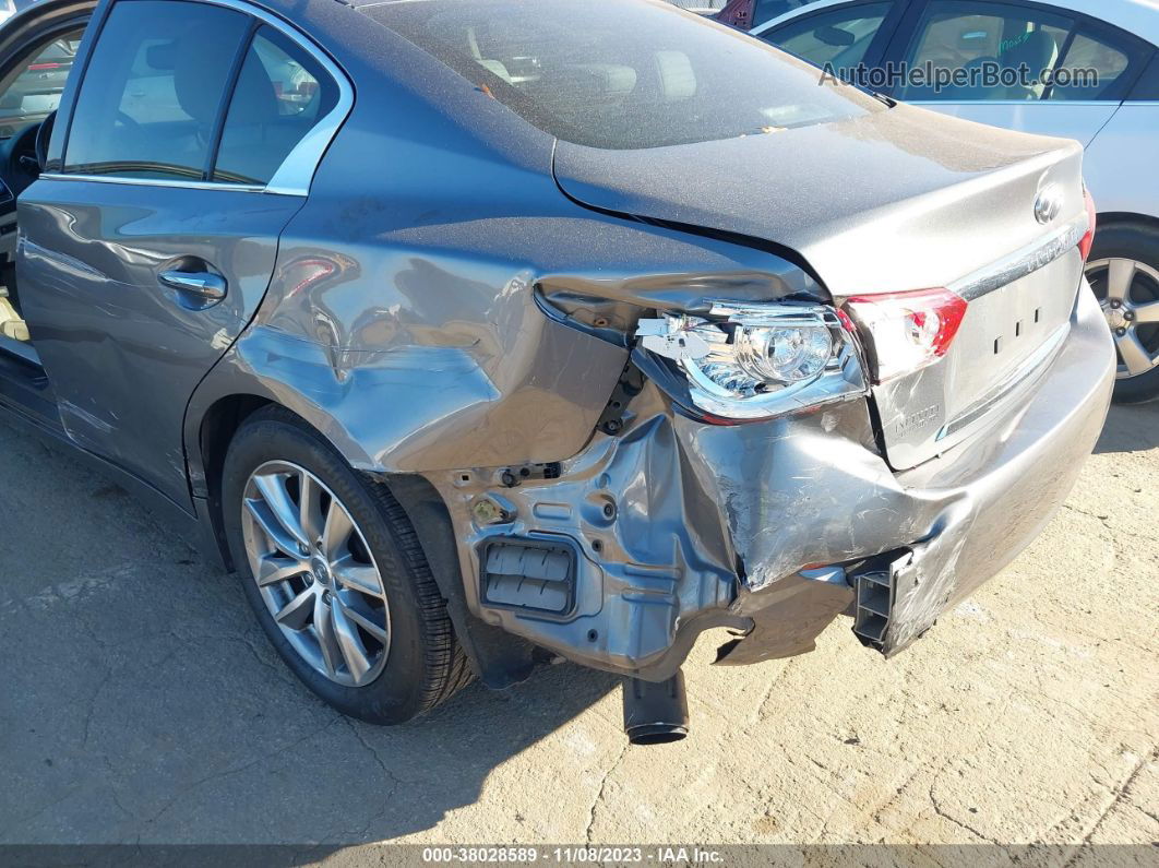 2016 Infiniti Q50 3.0t Premium Gray vin: JN1EV7AP9GM301657