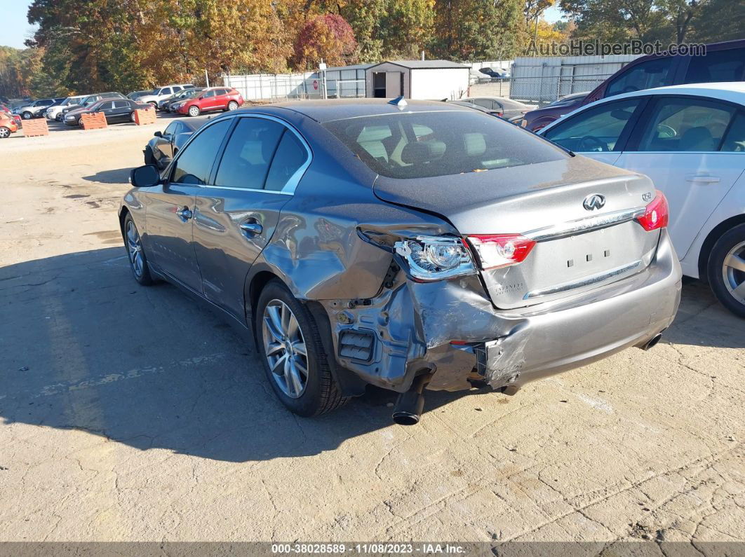 2016 Infiniti Q50 3.0t Premium Gray vin: JN1EV7AP9GM301657