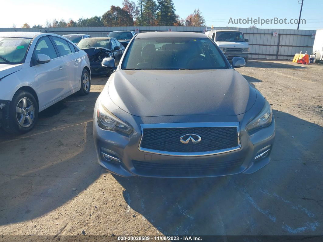 2016 Infiniti Q50 3.0t Premium Gray vin: JN1EV7AP9GM301657