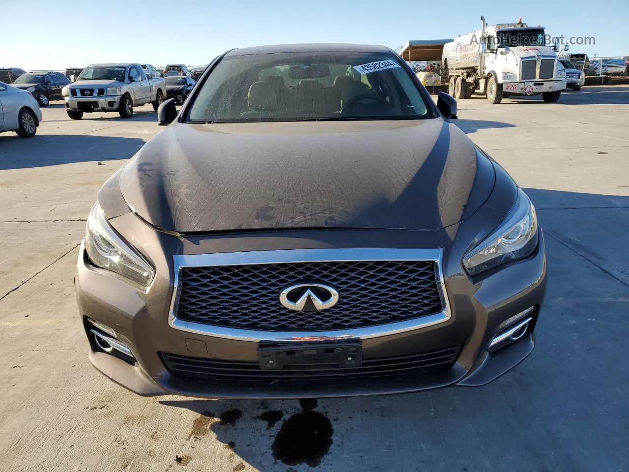 2016 Infiniti Q50 Premium Коричневый vin: JN1EV7AP9GM302890