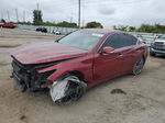 2016 Infiniti Q50 Premium Burgundy vin: JN1EV7AP9GM304719