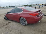 2016 Infiniti Q50 Premium Burgundy vin: JN1EV7AP9GM304719