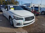 2016 Infiniti Q50 3.0t Premium White vin: JN1EV7AP9GM305272