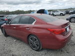 2016 Infiniti Q50 Premium Burgundy vin: JN1EV7AP9GM305840