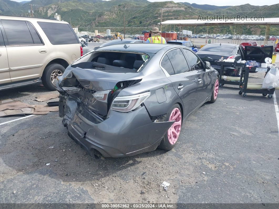 2018 Infiniti Q50 3.0t Luxe Серый vin: JN1EV7AP9JM351112