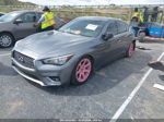 2018 Infiniti Q50 3.0t Luxe Gray vin: JN1EV7AP9JM351112