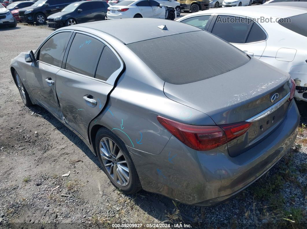 2018 Infiniti Q50 3.0t Luxe Серый vin: JN1EV7AP9JM353992