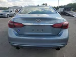 2018 Infiniti Q50 Luxe Blue vin: JN1EV7AP9JM354351