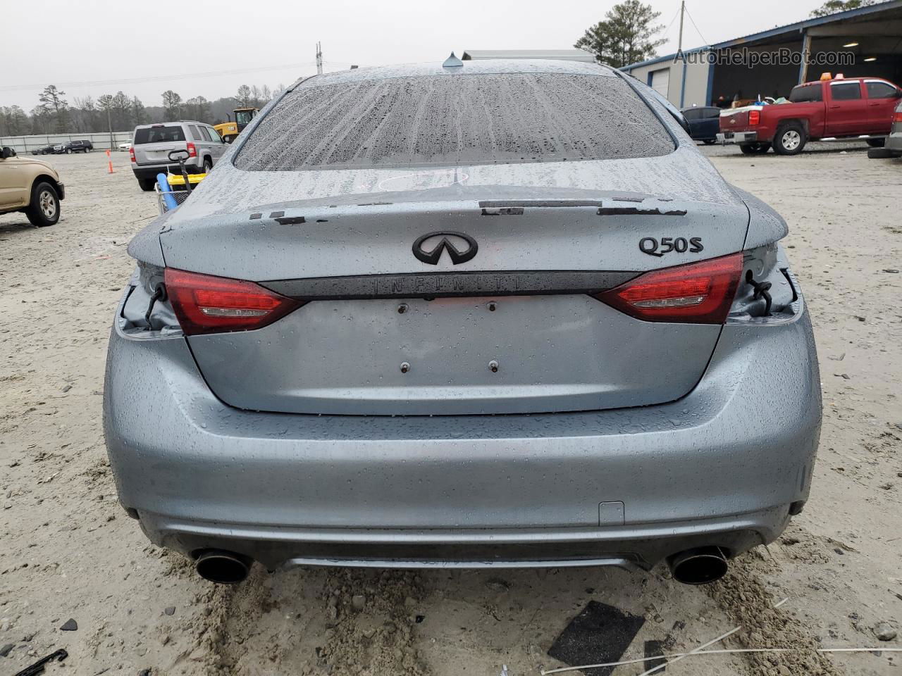 2018 Infiniti Q50 Luxe Gray vin: JN1EV7AP9JM355595