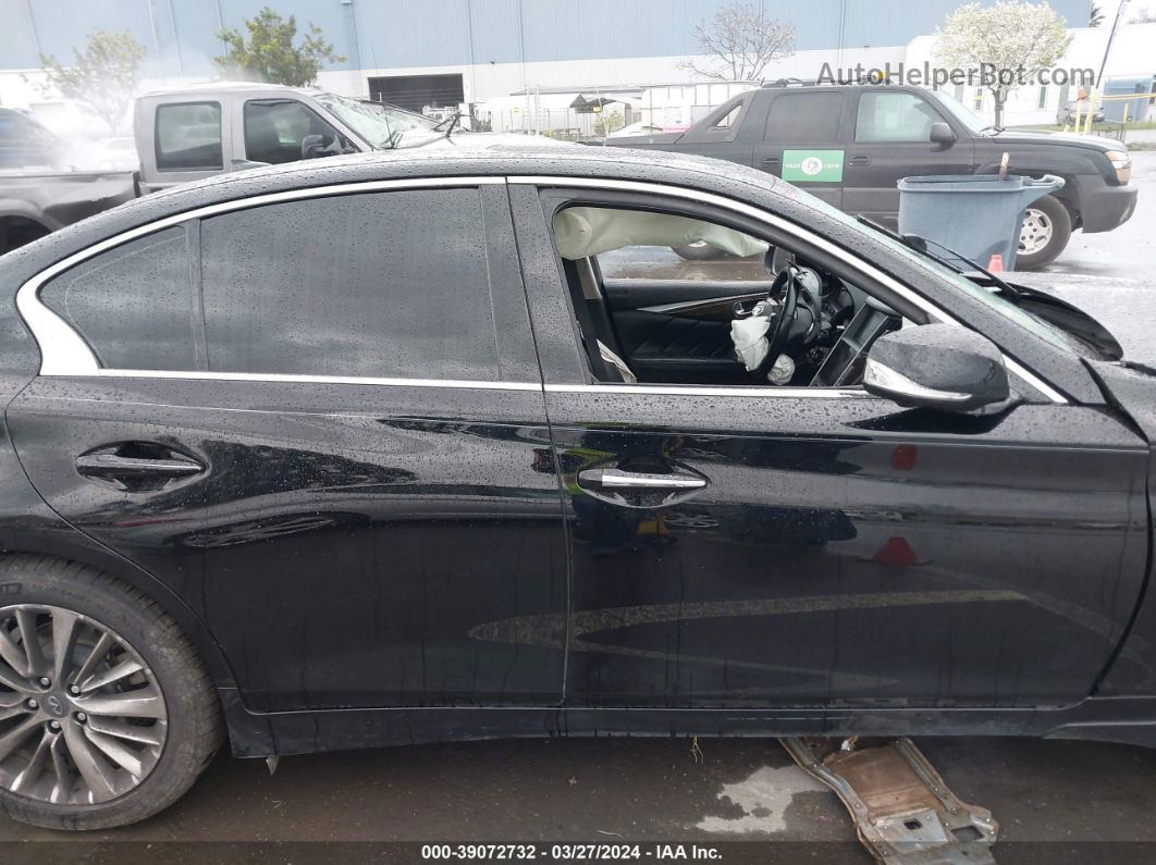 2018 Infiniti Q50 3.0t Luxe Black vin: JN1EV7AP9JM361686