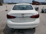 2018 Infiniti Q50 Luxe White vin: JN1EV7AP9JM363048