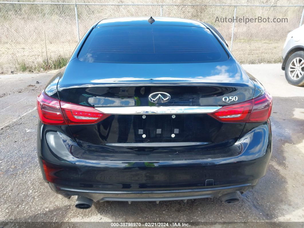 2018 Infiniti Q50 3.0t Luxe Black vin: JN1EV7AP9JM364538