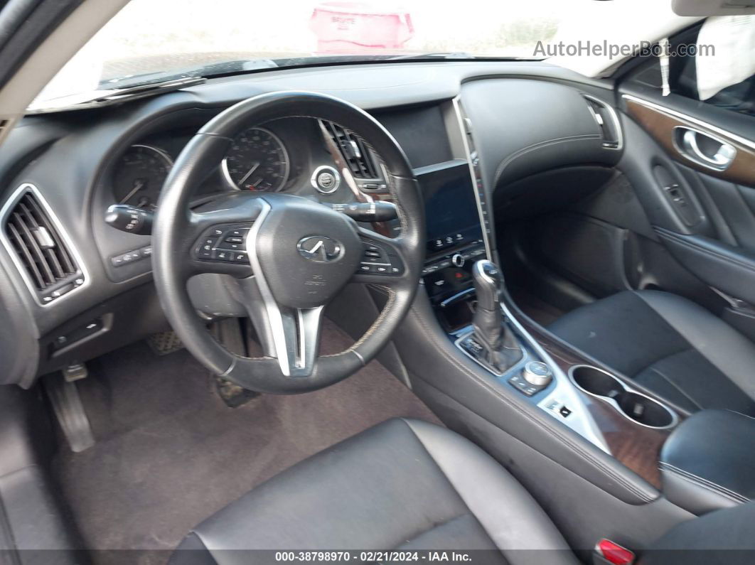 2018 Infiniti Q50 3.0t Luxe Черный vin: JN1EV7AP9JM364538