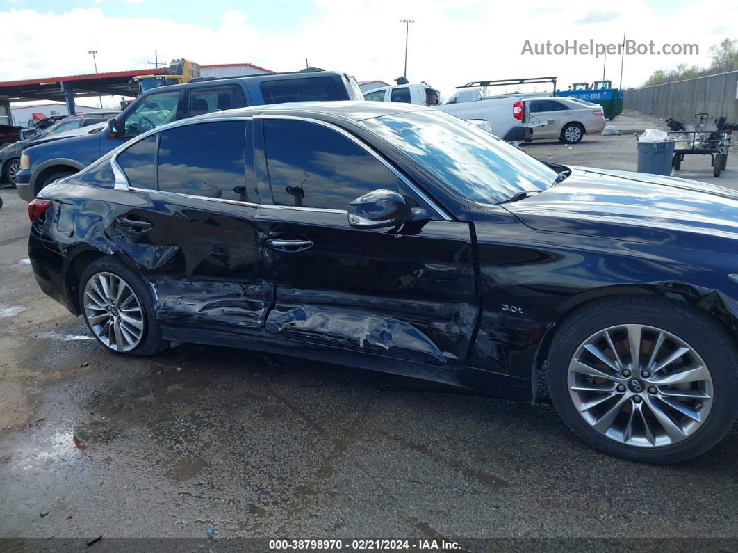 2018 Infiniti Q50 3.0t Luxe Black vin: JN1EV7AP9JM364538