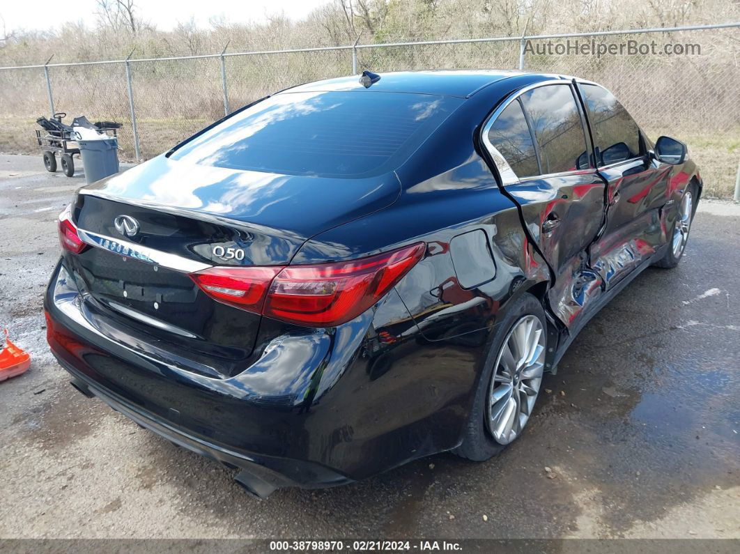 2018 Infiniti Q50 3.0t Luxe Black vin: JN1EV7AP9JM364538