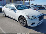 2019 Infiniti Q50 3.0t Luxe White vin: JN1EV7AP9KM512351