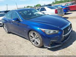 2019 Infiniti Q50 3.0t Sport Blue vin: JN1EV7AP9KM515217