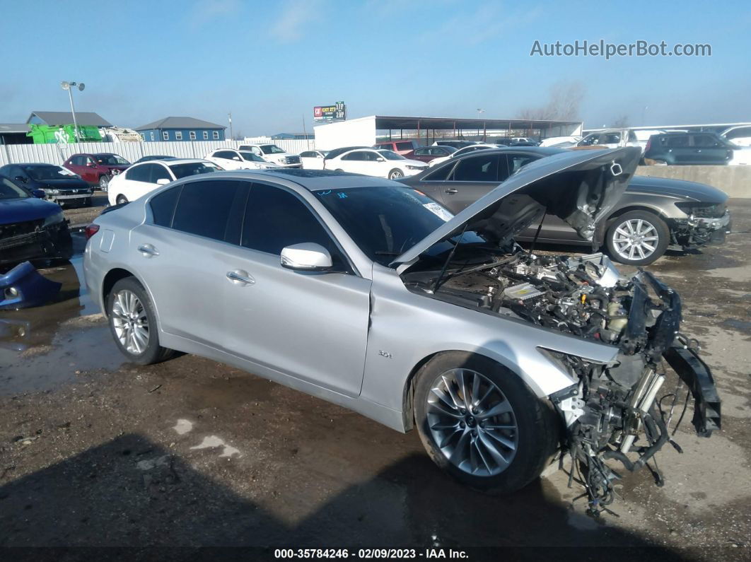 2019 Infiniti Q50 3.0t Luxe Gray vin: JN1EV7AP9KM515976