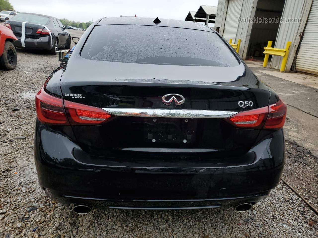 2019 Infiniti Q50 Luxe Black vin: JN1EV7AP9KM517940