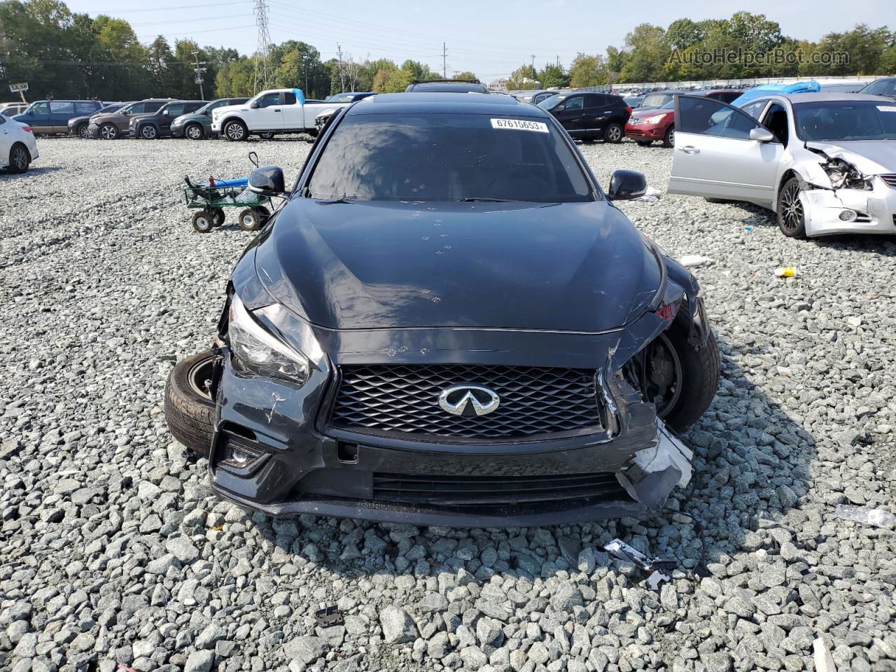 2019 Infiniti Q50 Luxe Black vin: JN1EV7AP9KM519543