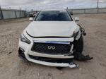 2019 Infiniti Q50 Luxe White vin: JN1EV7AP9KM540800