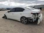 2019 Infiniti Q50 Luxe White vin: JN1EV7AP9KM540800