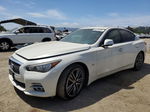 2016 Infiniti Q50 Premium White vin: JN1EV7APXGM301148