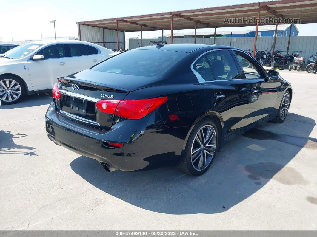 2016 Infiniti Q50 3.0t Sport Black vin: JN1EV7APXGM302591