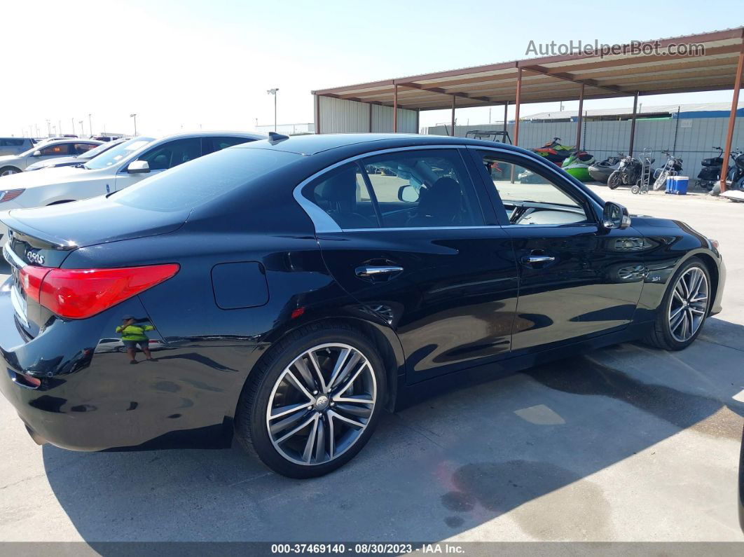 2016 Infiniti Q50 3.0t Sport Black vin: JN1EV7APXGM302591