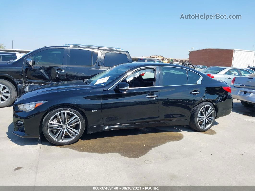 2016 Infiniti Q50 3.0t Sport Black vin: JN1EV7APXGM302591