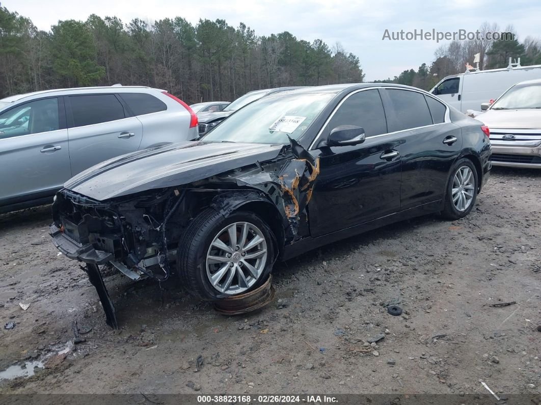 2016 Infiniti Q50 3.0t Premium Черный vin: JN1EV7APXGM304115