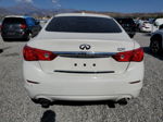 2016 Infiniti Q50 Premium White vin: JN1EV7APXGM305846