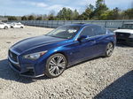 2018 Infiniti Q50 Luxe Blue vin: JN1EV7APXJM350809