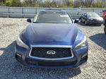 2018 Infiniti Q50 Luxe Blue vin: JN1EV7APXJM350809