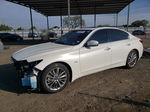 2018 Infiniti Q50 Luxe White vin: JN1EV7APXJM351068