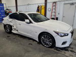 2018 Infiniti Q50 Luxe White vin: JN1EV7APXJM352902