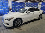 2018 Infiniti Q50 Luxe White vin: JN1EV7APXJM352902