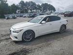 2018 Infiniti Q50 Luxe White vin: JN1EV7APXJM354603