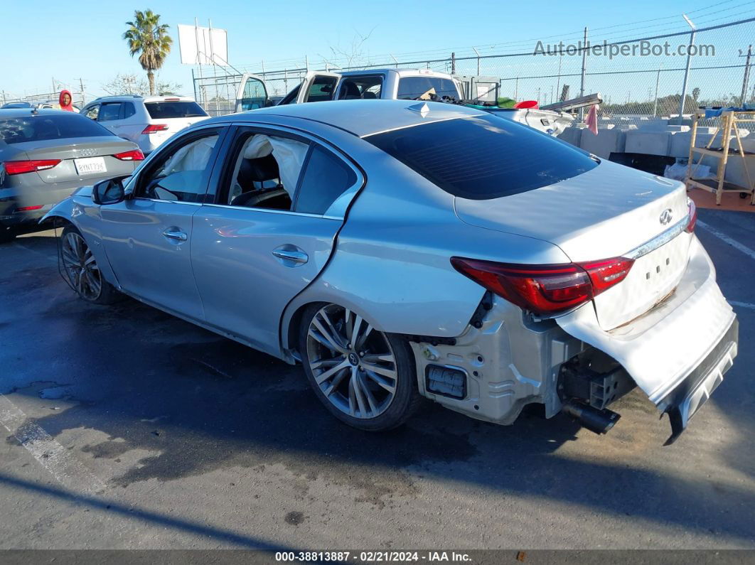 2018 Infiniti Q50 3.0t Sport Silver vin: JN1EV7APXJM354813