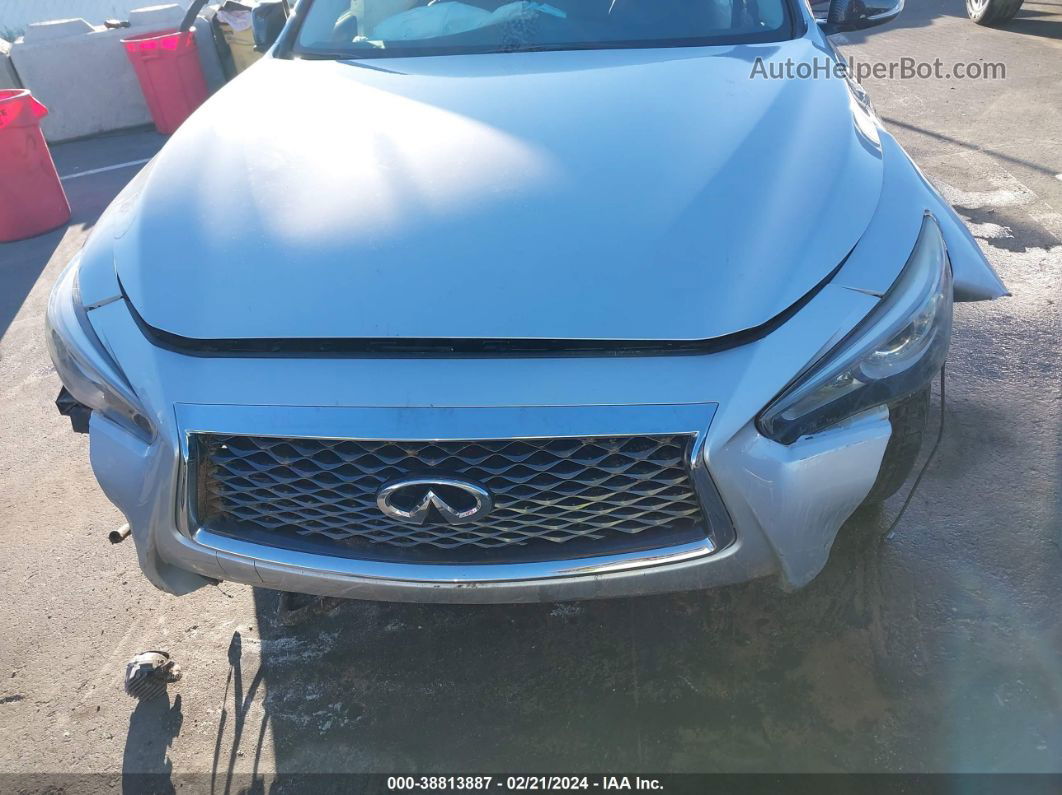 2018 Infiniti Q50 3.0t Sport Silver vin: JN1EV7APXJM354813