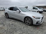 2018 Infiniti Q50 Luxe Серебряный vin: JN1EV7APXJM355363