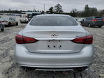 2018 Infiniti Q50 Luxe Серебряный vin: JN1EV7APXJM355363