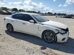 2018 Infiniti Q50 Luxe Белый vin: JN1EV7APXJM355587