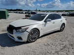 2018 Infiniti Q50 Luxe Белый vin: JN1EV7APXJM355587