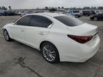 2018 Infiniti Q50 Luxe White vin: JN1EV7APXJM359901